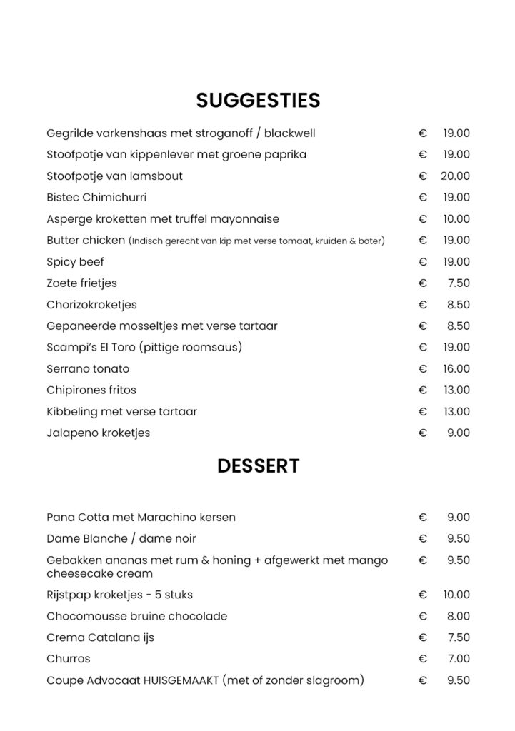 SUGGESTIES-EL-TORO-TAPASbar Antwerpen herentals